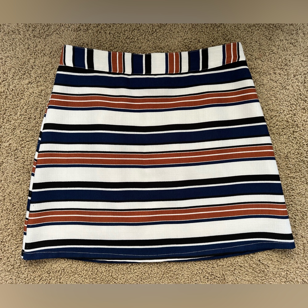 Very J Women’s Striped Mini Skirt Size Large